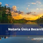 Notaría Única Becerril