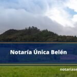 Notaría Única Belén