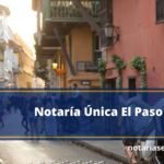 Notaría Única El Paso