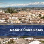 Notaría Única Rosas