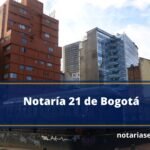 Notaría 21 de Bogotá