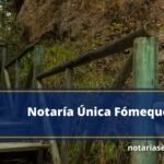 Notaría Única Fómeque