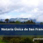 Notaría Única de San Francisco