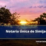 Notaría Única de Simijacá