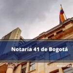 Notaría 41 de Bogotá