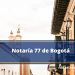 Notaría 77 de Bogotá