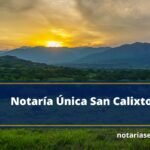 Notaría Única San Calixto