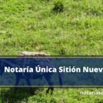 Notaría Única Sitión Nuevo