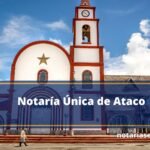 Notaría Única de Ataco