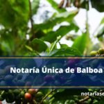 Notaría Única de Balboa