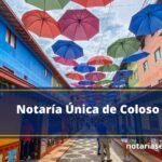 Notaría Única de Coloso