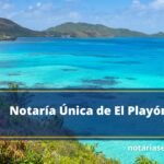 Notaría Única de El Playón