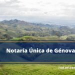 Notaría Única de Génova