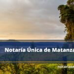 Notaría Única de Matanza