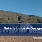 Notaría Única de Onzaga