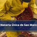 Notaría Única de San Marcos